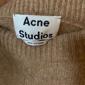 Acne studio dramatic mohair sweater